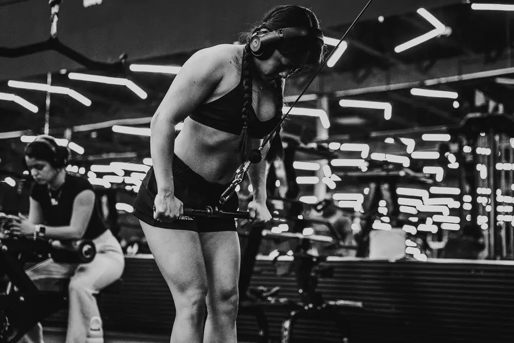 Training at Animal Paradise Gyms, Vineland NJ: cable training